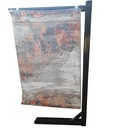 Hanging Turning Metal Sliding Rug Carpet Display Rack Stand (sheet display) 100 X 150 CM