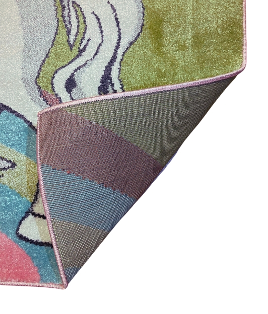 Carpet for Kids room, Unicorn Place, PP Extra Soft Frize, OW Giovanni Kids 5096,QH5,P, 120 X 170 CM