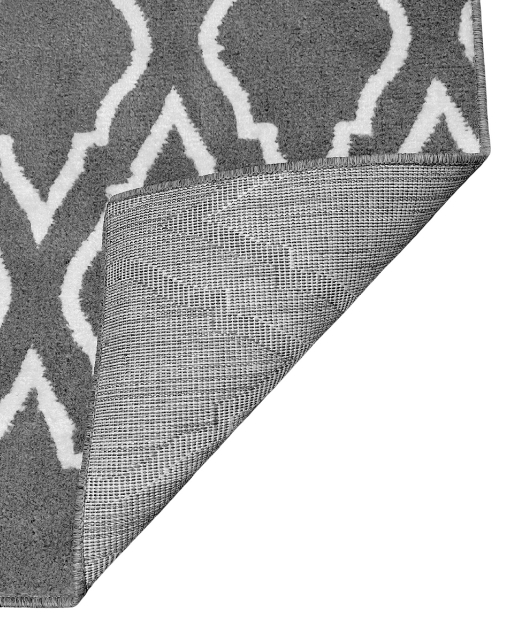 Carpet for living room/bedroom,  Helsinki Geometric Grey, BCF,OW  Scandic 2663,KS2,E