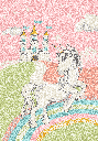 Carpet for Kids room, Unicorn Place, PP Extra Soft Frize, OW Giovanni Kids 5096,QH5,P, 120 X 170 CM