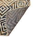 Carpet for living room/bedroom, Prague Modern Beige Squares, PP Heatset, OW Satchi 5602,GB4,L