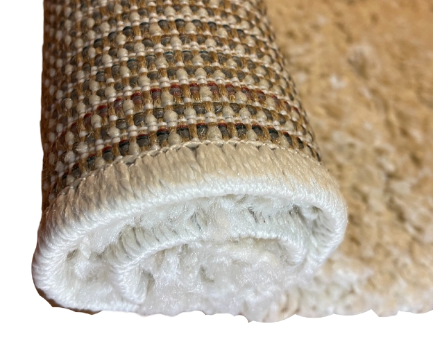 Carpet for living room/bedroom, Vienna Ivory Shag, PP Frize, OW, 520,LH4,W