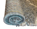 Carpet for living room/bedroom, Bern Geometric Grey PP Frize Shag, OW,509,LH4,H