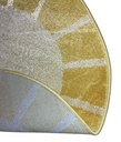 Carpet for Kids room, Sun Circle, PP Extra Soft Frize, OW Giovanni Kids 357,QH5,Y, 80 X 80 CM