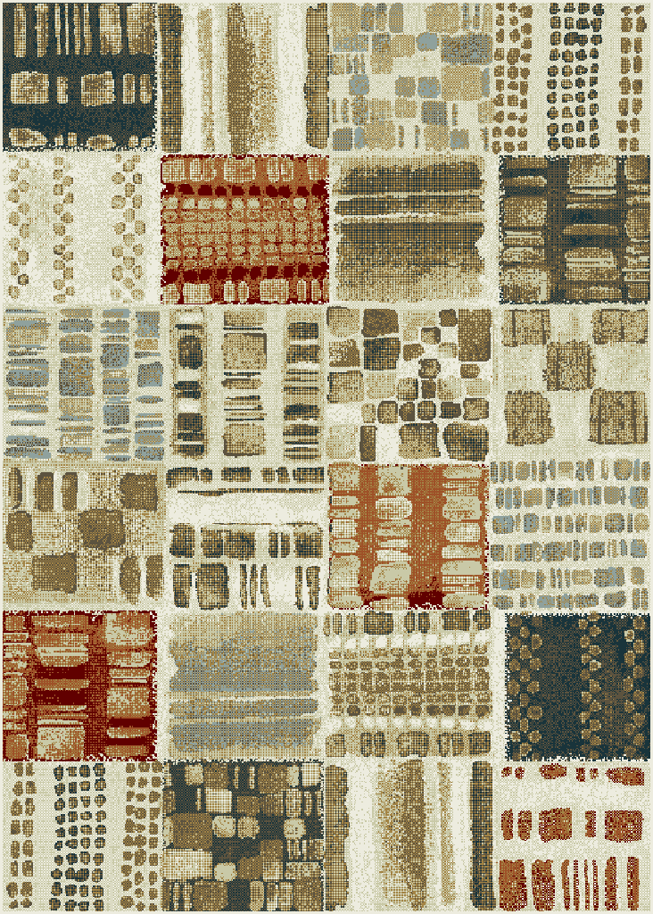 Carpet for living room/bedroom, Madrid Modern Stone, PP Heatset, OW Satchi 2060,GB4,V
