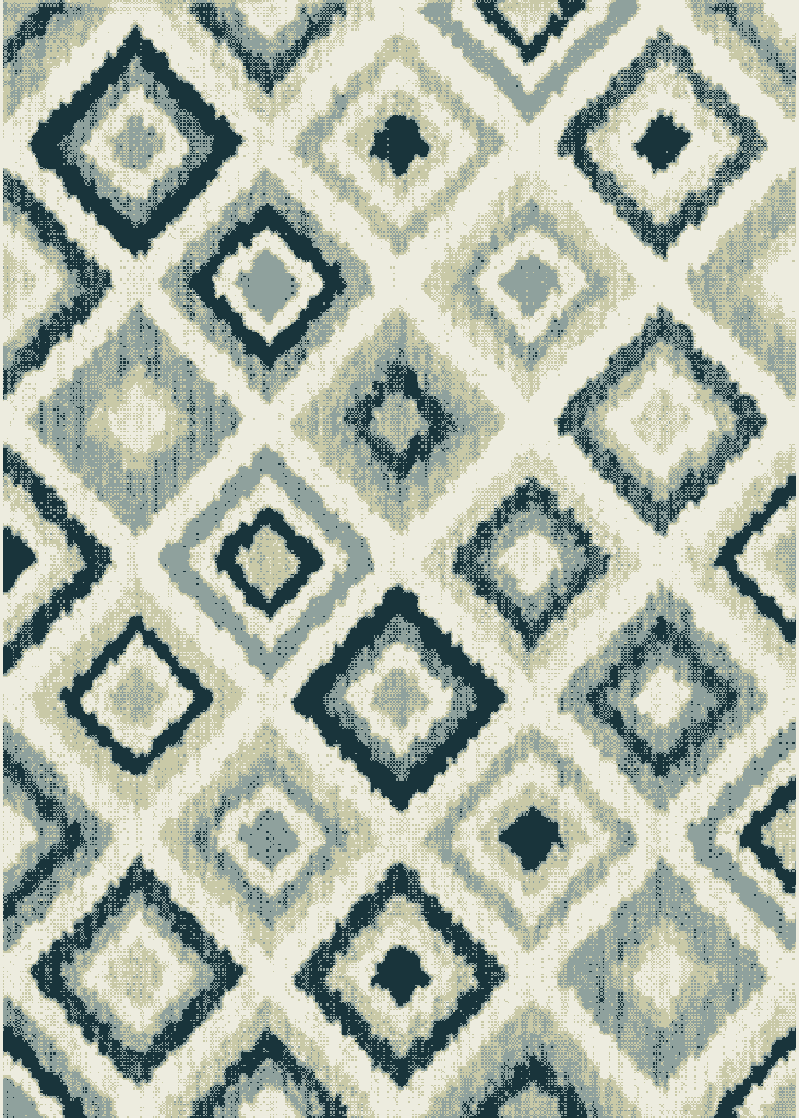Carpet for living room/bedroom, Cluj Modern Geometric, PP Heatset, OW Satchi 32,GB4,W