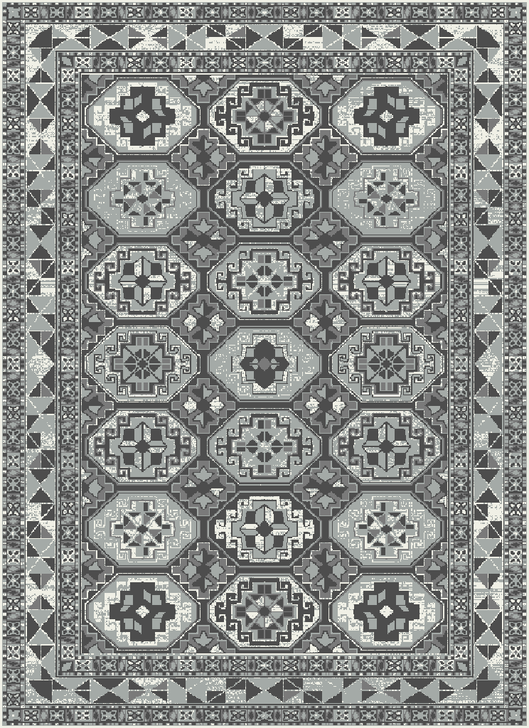 Carpet for living room/bedroom, Brussels Classic Geometric, PP Heatset, OW Estella 1538,OK1,V