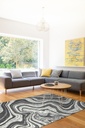 Covor living/dormitor, Milano Marble Gri, PP Heatset, OW Estella 5571,OK1,E