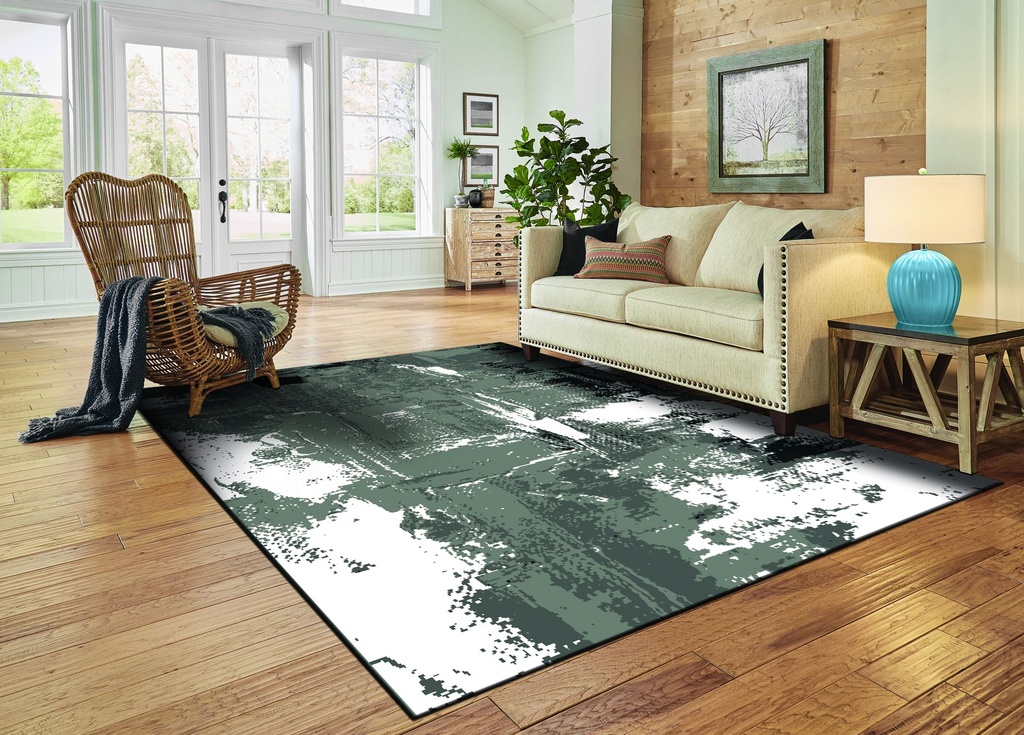 Covor living/dormitor, Sweden Abstract Gri,BCF,OW Scandic,2662,KS2,W