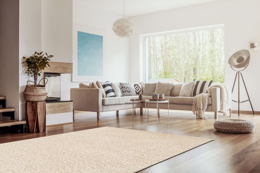 Covor living/dormitor, Vienna Ivory bej Shag, PP Frize, OW,520,LH4,W