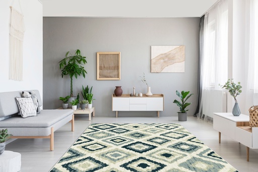 Covor living/dormitor, Cluj Modern Geometric, PP Heatset, OW Satchi 32,GB4,W