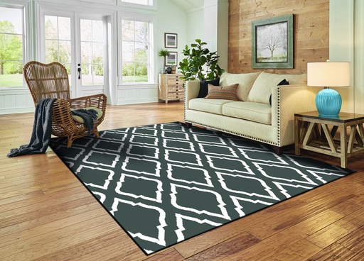 Covor living/dormitor, Helsinki Geometric Gri, BCF,OW Scandic 2663,KS2,E