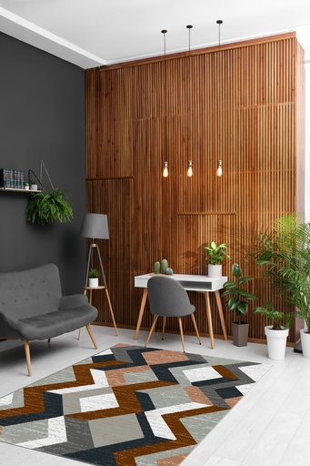 Covor living/dormitor, Copenhagen  Geometric Multicolor, BCF, OW Scandic 5772,KS2,Z