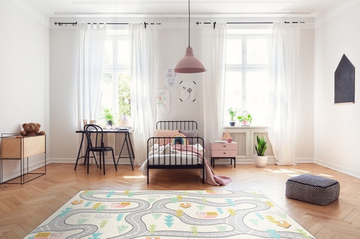 [2709X120] Carpet for Kids room, Way to Village, PP Extra Soft Frize, OW Giovanni Kids 2709,QH5,X 120 X 170 CM 