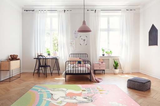 [5096P120] Carpet for Kids room, Unicorn Place, PP Extra Soft Frize, OW Giovanni Kids 5096,QH5,P, 120 X 170 CM