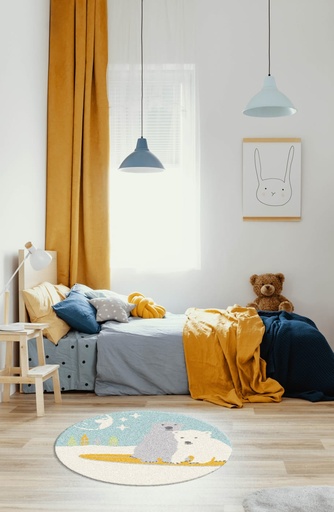 [273L80] Covor camera copil, Polar Bear, PP Extra Soft Frize, OW Giovanni Kids 273,QH5,L, 80 X 80 CM