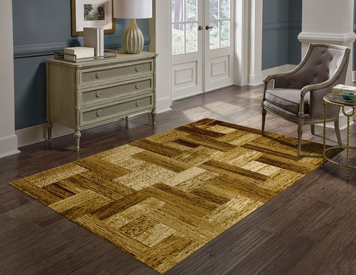 Carpet for living room/bedroom, Vaduz Wooden Brown, PP Heatset, OW Topaz 2262,CP5,W 