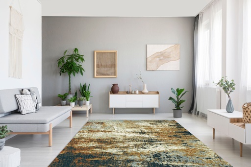 Carpet for living room/bedroom, Brașov Abstract Multicolor, PP Heatset, OW Satchi 723,GB4,X